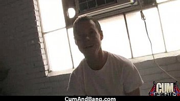 Interracial black slut hardcore group facial 27