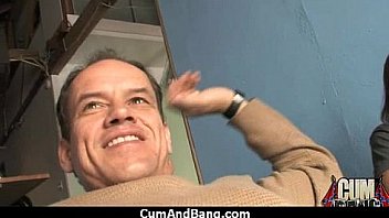 Interracial black slut hardcore group facial 27