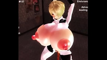 Huge boobs growing tits 3d