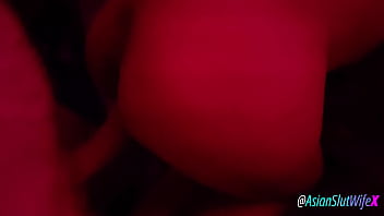 Asian slut wife put on the red light