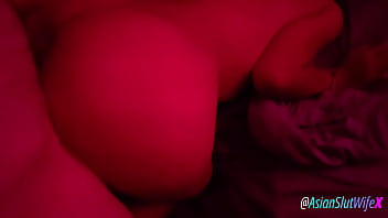 Asian slut wife put on the red light