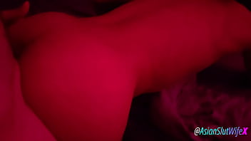 Asian slut wife put on the red light
