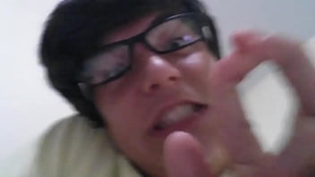 A strange nerd needs a pussy