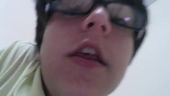 A strange nerd needs a pussy