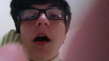 A strange nerd needs a pussy