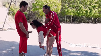 Basketball hoops and family free use