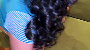 Stepmom in homemade panties bent down and got a dick in anal