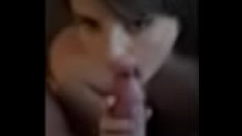 Wife sucks my dick while i film for hubby