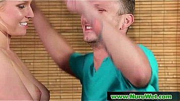 Blonde babe gives nuru massage 06