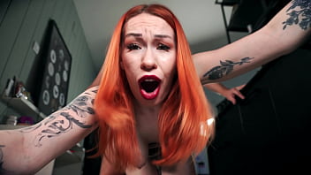 Dishwasher traps her and i take her ass rough from behind