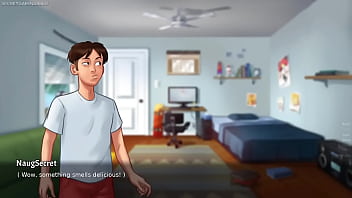 Summertime saga by kompas productions horny and lucky dude loves seeing his stepsis big juicy wet boobs busty stepmom wants him to help her