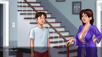 Summertime saga by kompas productions horny and lucky dude loves seeing his stepsis big juicy wet boobs busty stepmom wants him to help her