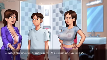 Summertime saga by kompas productions horny and lucky dude loves seeing his stepsis big juicy wet boobs busty stepmom wants him to help her