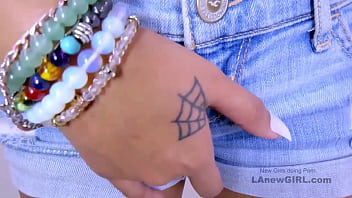 Powerfully poised brunette got seduced by the producer