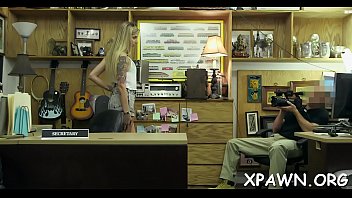 Honey is having sex in shop