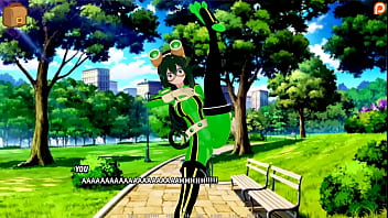 Follando personajes de anime game play poke ball