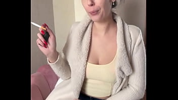 Nude smoking sensual and naughty