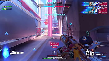 Epica jugada de la partida en overwach con junkrat en servidores de pc