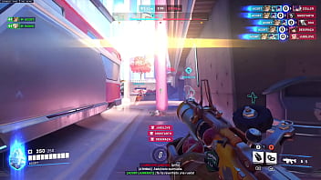 Epica jugada de la partida en overwach con junkrat en servidores de pc
