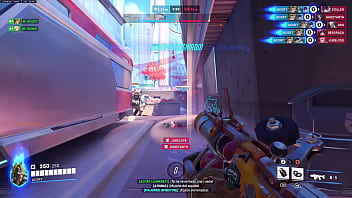 Epica jugada de la partida en overwach con junkrat en servidores de pc
