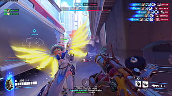 Epica jugada de la partida en overwach con junkrat en servidores de pc