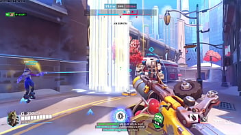 Epica jugada de la partida en overwach con junkrat en servidores de pc