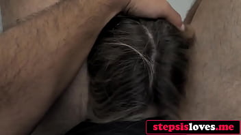 Halloween trick turns into a hardcore treat for naughty stepsis