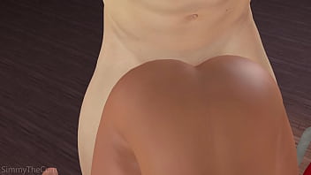 Busty latina babe sucks a cock while being fucked 3d animation