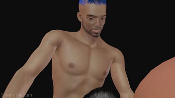 Busty latina babe sucks a cock while being fucked 3d animation