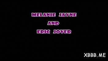 Staggering gal gets cock