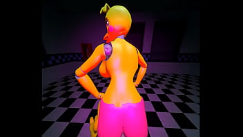 Chica grinds and rides a cock five nights at freddy's