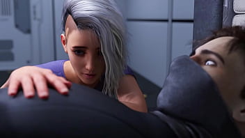 Projekt passion horny cyberpunk blonde rides best friends face with anal fingering gaming