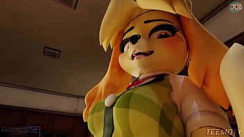 Animal crossing thigh fuck