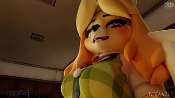 Animal crossing thigh fuck