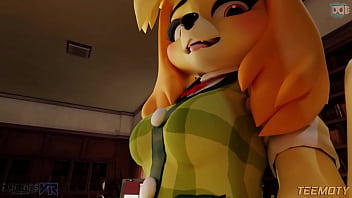 Animal crossing thigh fuck