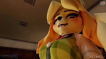 Animal crossing thigh fuck