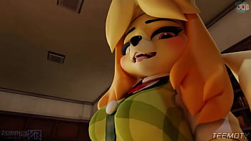 Animal crossing thigh fuck