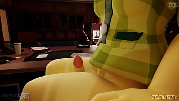 Animal crossing thigh fuck