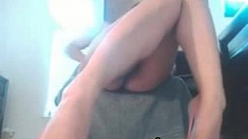 Sexy brunette asian milf rubs clit on webcam