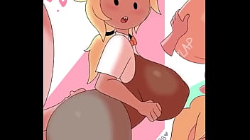 Fionna de adventure time es follada por su culo y tetas y en la linea de su culo
