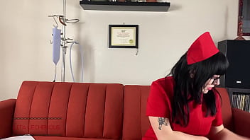 Nurse gives you a helping hand at the donation clinic