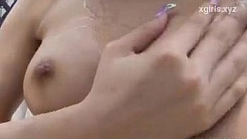 Aroused asian babe has a threesome with eager dudes