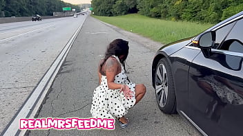 Highway help brings real orgasm