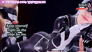 Femdom submit to the black cat girl and get humiliated