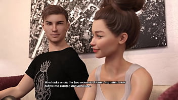 My bimbo dream #24 sexy stepmom shows me her perfect fake tits while i work