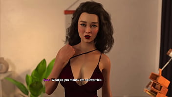 My bimbo dream #24 sexy stepmom shows me her perfect fake tits while i work