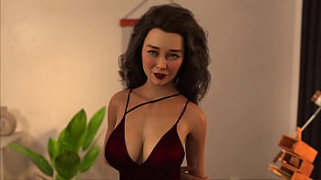 My bimbo dream #24 sexy stepmom shows me her perfect fake tits while i work