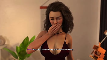 My bimbo dream #24 sexy stepmom shows me her perfect fake tits while i work