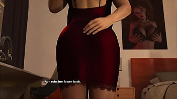 My bimbo dream #24 sexy stepmom shows me her perfect fake tits while i work