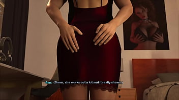 My bimbo dream #24 sexy stepmom shows me her perfect fake tits while i work